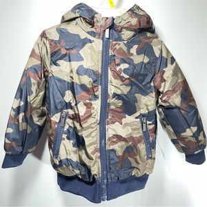 NWT Baby Boy Winter Puff Coat with Sherpa Lined Hood